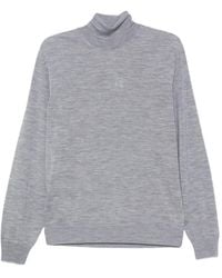 Canali - Roll-Neck Wool Sweater - Lyst