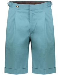 Moorer - Manfredi Turn-Up Shorts - Lyst
