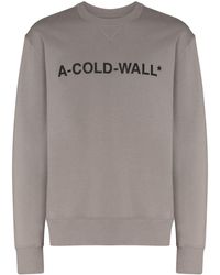 A_COLD_WALL* - Sweat en coton à logo imprimé - Lyst