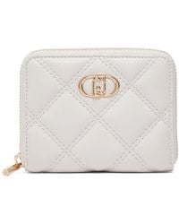 Liu Jo - Monogram-Plaque Quilted Wallet - Lyst