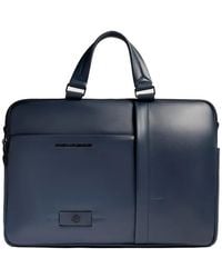 Piquadro - Top Handle Laptop Bag - Lyst