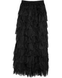 Max Mara - Romana Tiered Ruffled Maxi Skirt - Lyst
