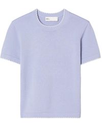 Tory Burch - Haut En Laine À Bords Festonnés - Lyst