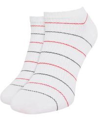 Tommy Hilfiger - Stripe-Pattern Ribbed-Knit Socks - Lyst