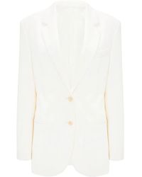 Victoria Beckham - Tailored Wool Jacket - Lyst