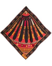PUCCI - Soleil-Print Small Carrè Scarf - Lyst