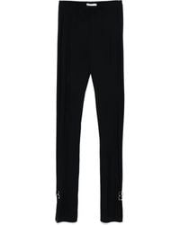 Patrizia Pepe - Straight Broek Met Piercing Detail - Lyst