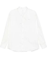 Post Archive Faction PAF - Asymmetric-Collar Long-Sleeve Shirt - Lyst