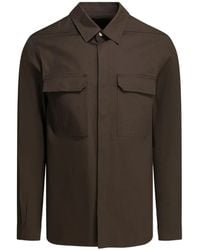 Rick Owens - Webbing-Strap Flap-Pocket Shirt Jacket - Lyst