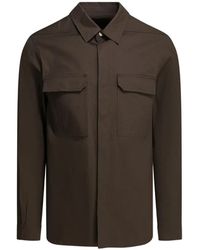 Rick Owens - Webbing-Strap Flap-Pocket Shirt Jacket - Lyst