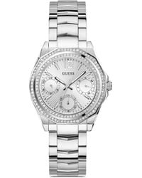 Guess - クリスタル クォーツ 36mm 腕時計 - Lyst