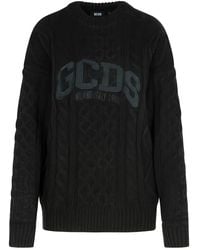 Gcds - Pullover Mit Zopfmuster - Lyst