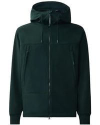 C.P. Company - Goggle-Detail Zip-Up Jacket - Lyst
