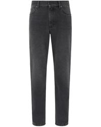 ZEGNA - Roccia Stone-Washed Jeans - Lyst