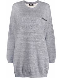 DSquared² - Vestido estilo jersey con logo - Lyst