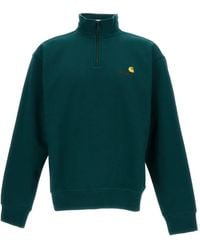 Carhartt - Half-Zip Logo Sweatshirt - Lyst