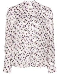 Isabel Marant - Leidy Graphic-print Blouse - Lyst