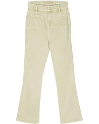 7 For All Mankind - Slim-Kick-Jeans mit hohem Bund - Lyst