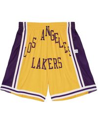 Mitchell & Ness - X Nba La Lakers Blown Out Shorts - Lyst