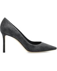 Jimmy Choo - Romy 85Mm Suede Pumps - Lyst