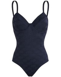 Vilebrequin - Floral-Jacquard Underwired Swimsuit - Lyst