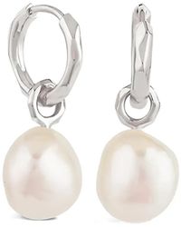 Dinny Hall - Thalassa Baroque Pearl Drop Earrings - Lyst