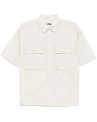Izzue - Logo-Embroidered Shirt - Lyst