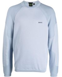 BOSS - Perform-x Crew-neck Sweatshirt - Lyst