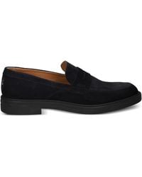 BOSS - Mocassins En Daim - Lyst
