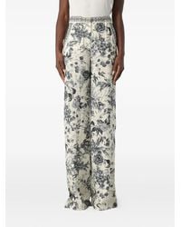 SIMONA CORSELLINI - Pantalon À Fleurs - Lyst