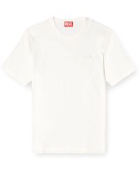 DIESEL - T-Shirt With Adjustable Slits - Lyst