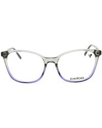 Bebe - Rectangle-Frame Glasses - Lyst