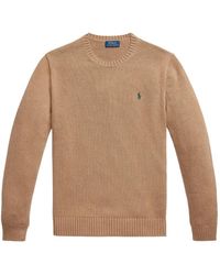 Polo Ralph Lauren - Embroidered-Logo Crew-Neck Sweater - Lyst
