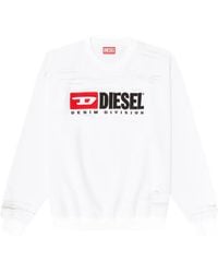 DIESEL - S-Boxt-V1 Sweatshirt With Logo - Lyst