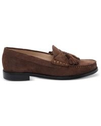 Stuart Weitzman - Tassel Round Toe Loafers - Lyst