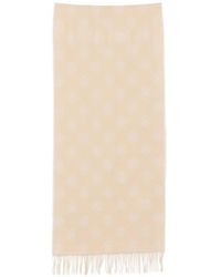 GANT - Monogram-Pattern Wool Scarf - Lyst