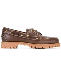 Gucci Classic Boat Shoes - Brown