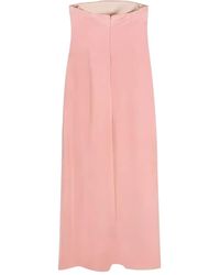 Philosophy Di Lorenzo Serafini - Satin Midi Dress - Lyst