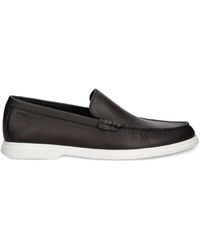 BOSS - レザーローファー - Lyst