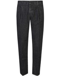 Incotex - Logo-Patch Tapered Jeans - Lyst