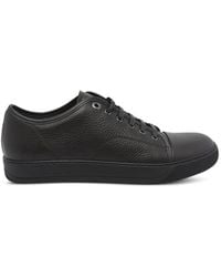 Lanvin - Dbb1 Sneakers Aus Nappa Und Gekörntem Leder - Lyst