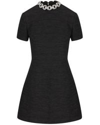Valentino Garavani - Robe Courte À Ornements En Cristal - Lyst