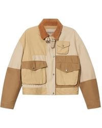 Isabel Marant - Patchwork-Jacke Mit Cordkragen - Lyst
