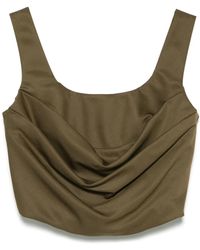 GIUSEPPE DI MORABITO - Wool Corset Top - Lyst