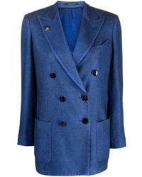 Gabriele Pasini - Double-breasted Knitted Blazer - Lyst