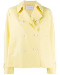 Harris Wharf London Veste à boutonnière croisée - Jaune