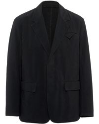Prada - Notched-Lapels Single-Breasted Blazer - Lyst