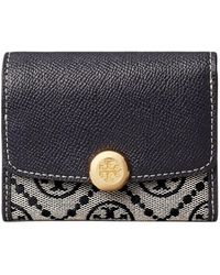 Tory Burch - T Monogram Romy Flap Wallet - Lyst