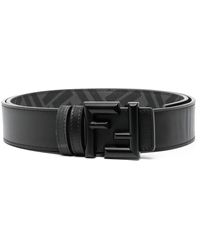 Fendi - Ff Logo-buckle Leather Belt - Lyst