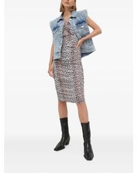 Notes Du Nord - Midikleid mit Leoparden-Print - Lyst